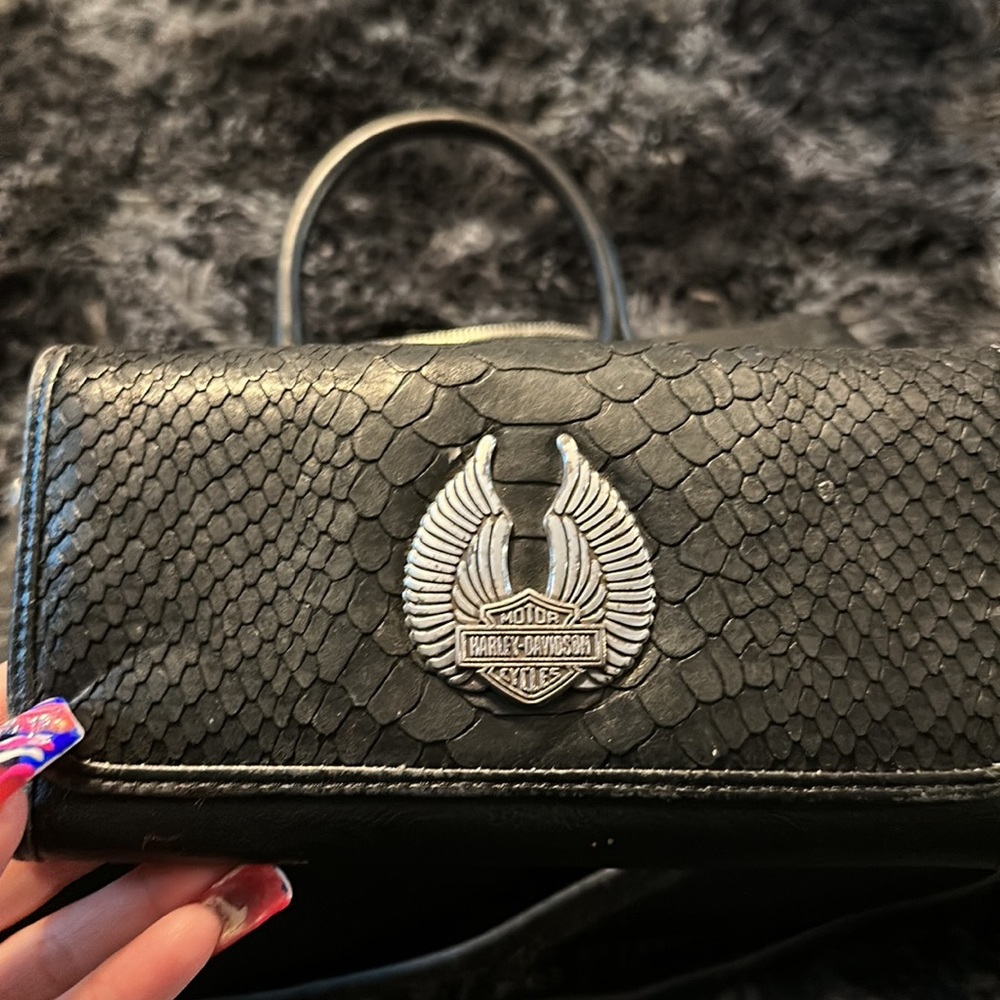 Harley Davidson purse and wallet nwot leather - Picture 4 of 5